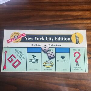 Monopoly New York City Edition Real Estate Trading Board Game 1994 - Trump Tower